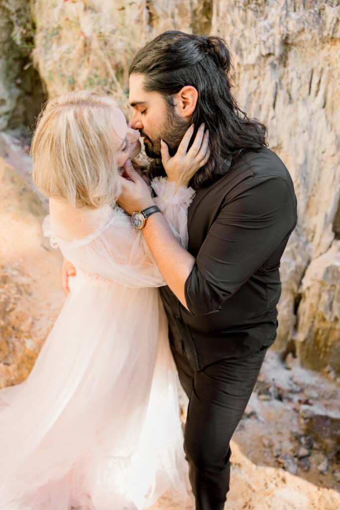 Couple portrait at Providence Canyon State Park