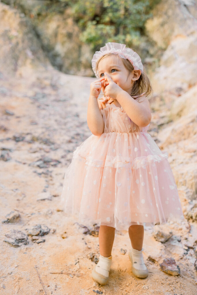 Toddler portraits at Providence Canyon