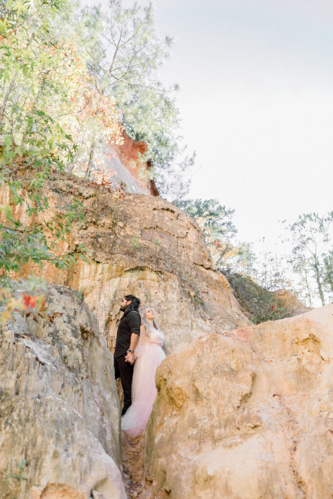 Couple portrait at Providence Canyon State Park