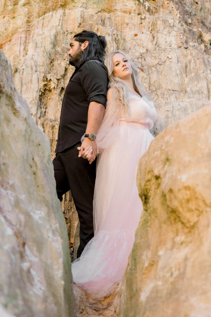 Couple portrait at Providence Canyon State Park