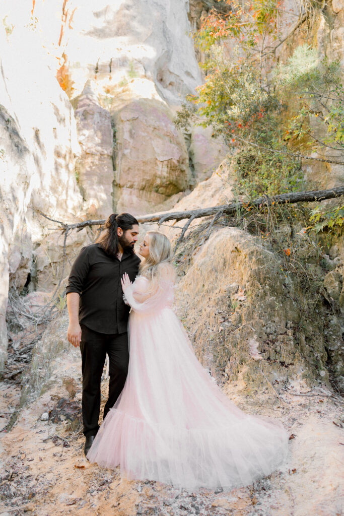 Couple portrait at Providence Canyon State Park