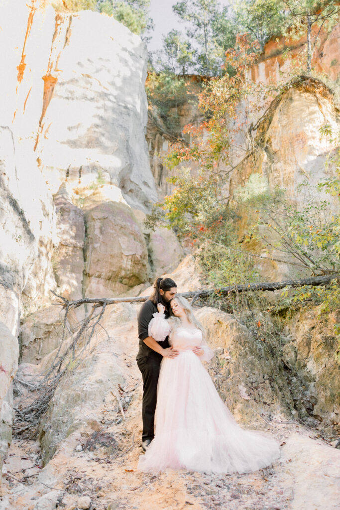 Couple portrait at Providence Canyon State Park