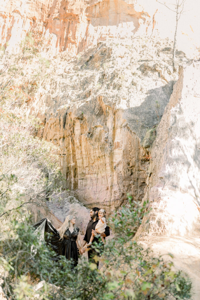 Family deep in the canyons of Georgia