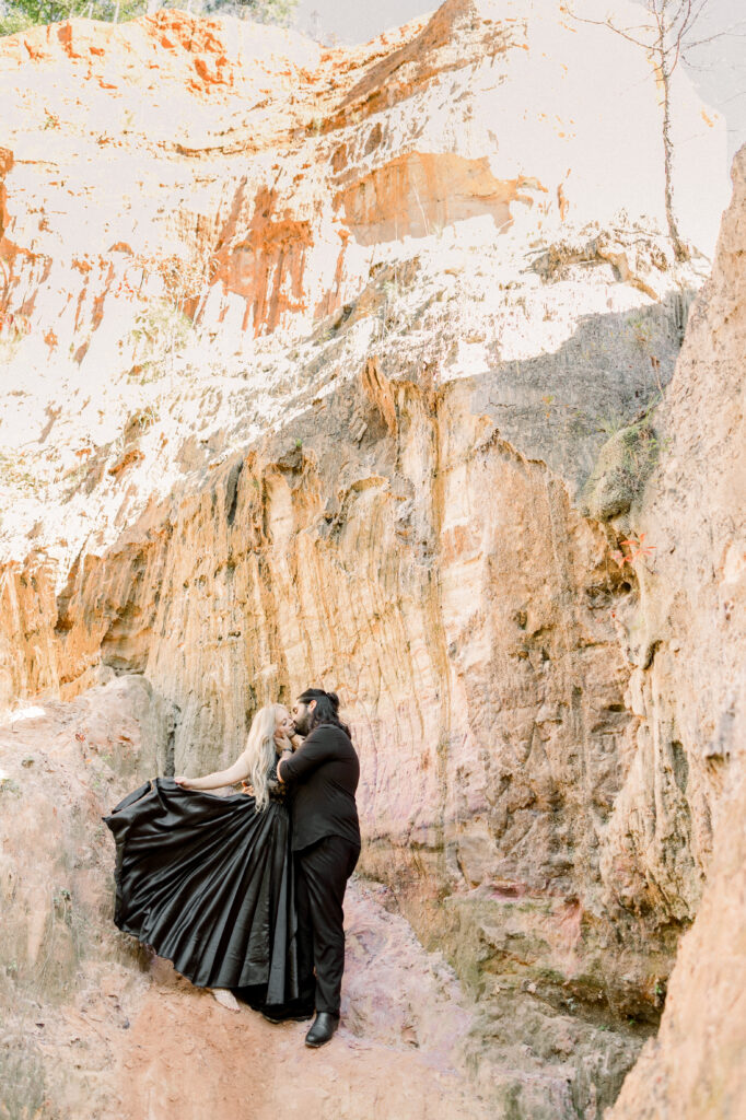Couple portrait at Providence Canyon State Park